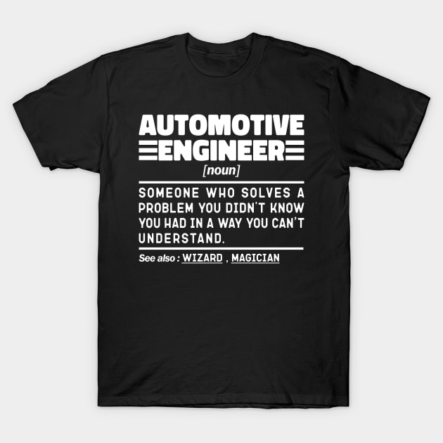 Automotive engineer definition 2025